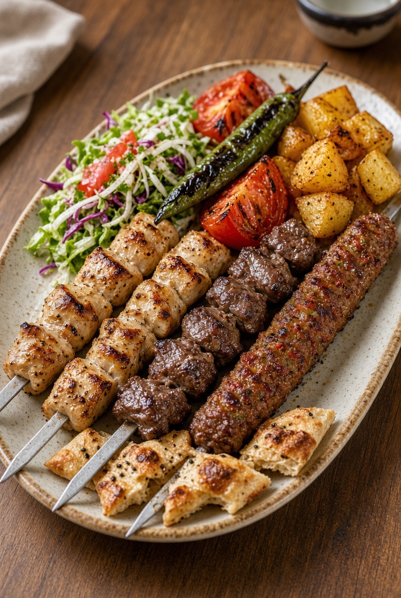 Gemischter Kebab