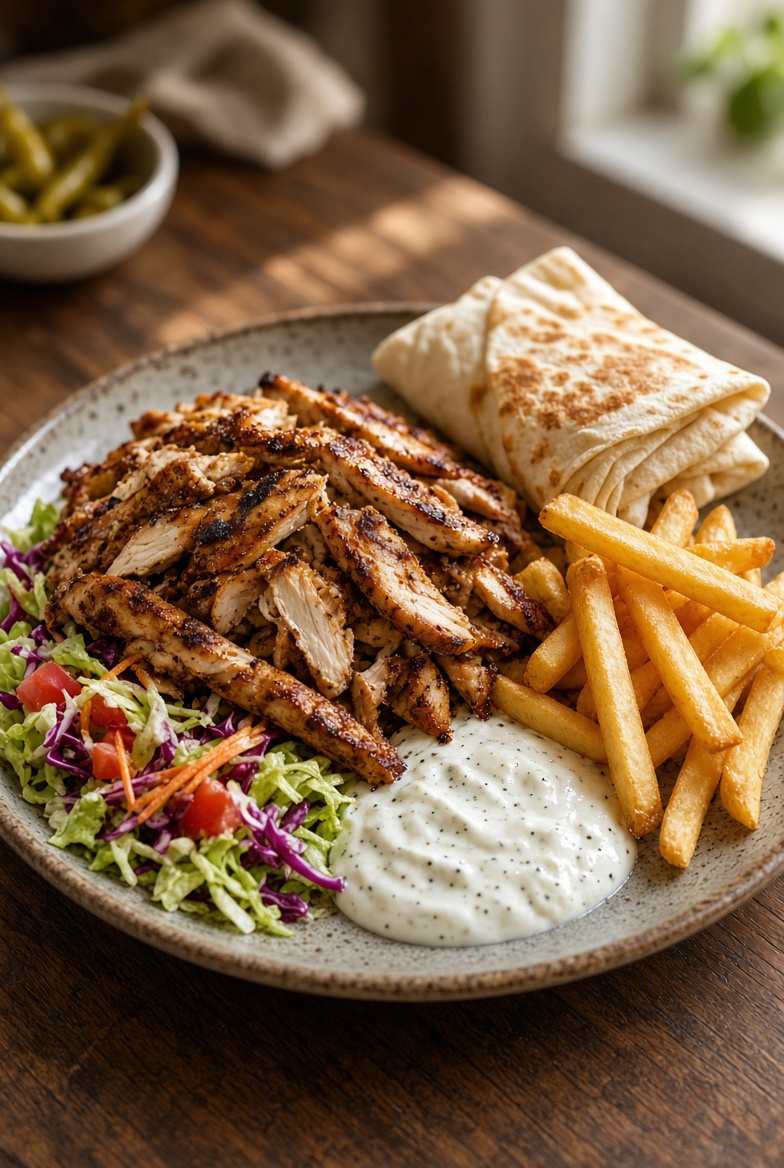 Shawarma vom Teller